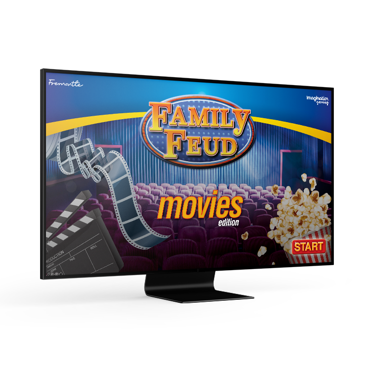 Movies Family Feud Game start page