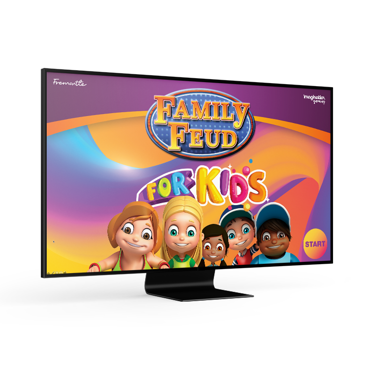 Kids Edition Family Feud Game start page