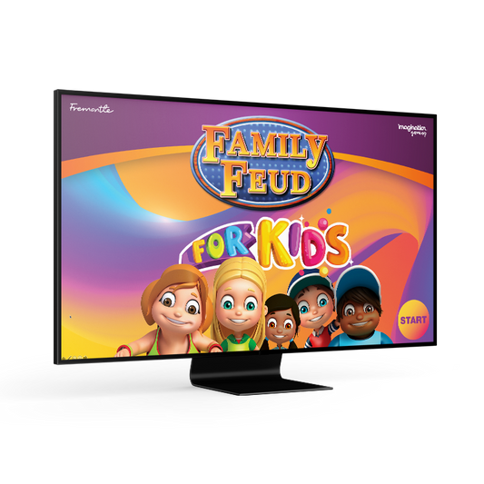 Kids Edition Family Feud Game start page