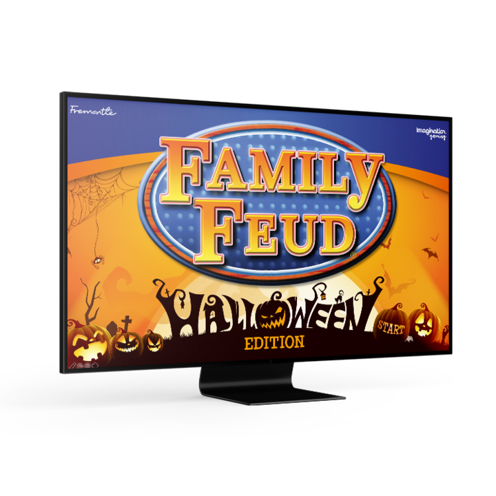 Halloween Family Feud Game start page