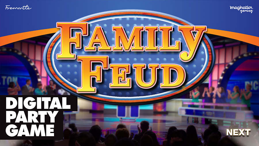 Family Feud USA Game start page